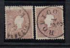 ASI780 - LOMBARDO VENETO 1858, Il 10 Soldi N. 26 + 31 Primo E Secondo Tipo. - Lombardo-Vénétie