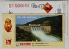 Dam,hydropower Station,China 2008 Xinchang Water Group Advertising Pre-stamped Card - Agua