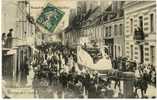 Carte Postale Ancienne Saint Pierre Le Moutier - Cavalcade Du 12 Avril 1909 - Fête, Défilé, Carnaval - Saint Pierre Le Moutier