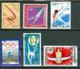 GYMNASTIQUE: Lot N°12 De 6 Timbres Différents URSS CCCP - Monaco - Mongolie - Pologne - Bulgarie - Cambodge - Gymnastics