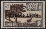 NOUVELLE-CALEDONIE Poste 200 * MH Surcharge FRANCE LIBRE Baie De La Pointe Des Palétuviers - Unused Stamps