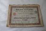 1909-TITRE& ACTION SCRIPOPHILIE- SOCIETE FONCIERE DU NORD DE LA FRANCE LILLE 59 - Industrie