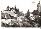 CPSM Noir Et Blanc Dentelé RUINES,vue Générale,au Fond,les Monts De La Margeride - Arbois