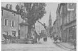 07 /)/ VERNOUX, L´église Et La Grande Rue, Collection J Malet, ANIMEE, (+ Fontaine) - Vernoux