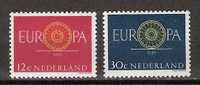 NVPH Netherlands Nederland Niederlande Pays Bas Holanda 745/746 MNH Europa Zegels, Europe Stamps Timbres Sellos D´Europa - 1960