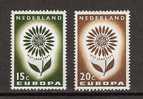 NVPH Netherlands Nederland Niederlande Pays Bas Holanda 827/828 MNH Europa Zegels Europe Stamps Timbres Sellos D´Europa - 1964