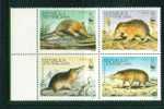 Dominican Republic. WWF. Solenodon Paradoxus. 1994.  MNH Block Of 4. SCV = 9.00 - Knaagdieren