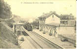 PALAISEAU - Intérieur De La Gare - Arrivée Du Train - Voy. 1916 - Palaiseau