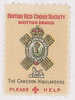 VIGNETTE BRITISH RED CROSS SOCIETY - CAMERON HIGHLANDERS - Vignettes Militaires