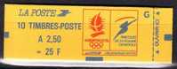 France  - Marianne De Briat - Carnet Non Ouvert - YT N° 1092 ** - Albertville 92 / Parcours De La Flamme Olympique - Andere & Zonder Classificatie