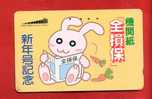 Japan Japon  Telefonkarte Télécarte Phonecard Telefoonkaart  -   Rabbit  Hase  Kaninchen  Lapin - Konijnen