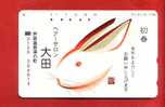 Japan Japon  Telefonkarte Télécarte Phonecard Telefoonkaart -  Rabbit  Hase  Kaninchen  Lapin - Konijnen