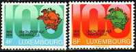 Luxembourg Sc551-2 Centenary Of UPU - UPU (Union Postale Universelle)