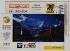 Snow Mountain,to Read Nature,outdoor Sports,climbing,China 2002 Toread Camping Equipment Advertising Pre-stamped Card - Escalade