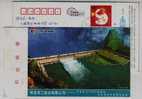 Three Gorges Dam Irrigation Works,China 2004 Tebian Electric Apparatus Stock Company Advertising Pre-stamped Card - Wasser