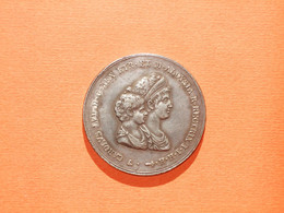 Charles-Louis Et Marie Aloyse D'Etrurie En Bustes Accolés. Napoléonide De Toscane De 10 Lires De 1807. Florence.  Rare - 1 Franc