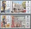 Isle Of Man Sc418-21 Europa. Mailmen And Offices - 1990