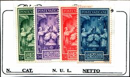 20259) Incoronazione Di Pio XII  Serie Completa Nuova Di 4 Valori - Used Stamps