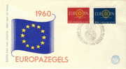 NEDERLAND  FDC MICHEL 753/54 EUROPA 1960 - 1960
