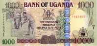 OUGANDA  1 000 Schillings   Daté De 2005   Pick 43    ***** BILLET  NEUF ***** - Uganda
