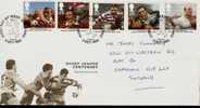 Great Britain 1995  Centenary Of Rugby League  FDC.  Special  Scottish Postmark - 1991-2000 Decimal Issues