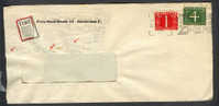 Netherlands Amsterdam 1956 Cover Cachet TIME Magazine Prins Hendrikkade Amsterdam C - Cartas & Documentos