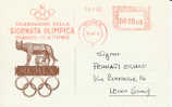 Jeux Olympiques 1960 Ema Metercancel Freistempel Giornata Olimpica Journée Olympique 1958 Olympic Day - Zomer 1960: Rome