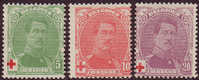Belgique - 1914 - COB  129 à 131 ** (MNH) - 1914-1915 Cruz Roja