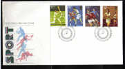 Großbritannien-1980-FDC Zu 100 J.div.Sportverbände(850-853) - 1971-1980 Em. Décimales