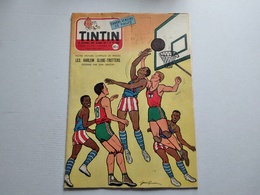 TINTIN N° 372 COUVERTURE DE JEAN GRATON ( LES HARLEM GLOBE TROTTERS Histoire De 4 Pages Inédite) - Tintin