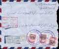 JORDAN / EGYPT / 2002 REGISTERED LETTER FROM AL SHOUNAH-S TO SALAHAT / 2 SCANS . - Jordanie