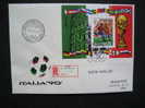 Ungarn 1990 Fussball WM Intalien Block Mi 210A FDC - 1990 – Italien