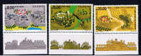 IL+ Israel 1983 Mi 922-24** TAB Siedlungsbau - Unused Stamps (with Tabs)