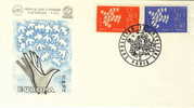 FRANCE FDC MICHEL 1363/64 EUROPA 1961 - 1961