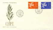 GREECE FDC MICHEL 775/76 EUROPA 1961 - 1961