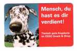 Germany - Sweet Dog - Hund - Dalmatiner - Esso - S 03/00 Chip Card - S-Series: Schalterserie Mit Fremdfirmenreklame