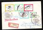 Winter Games Innsbruk 1964 Stamp On Rgd Cover DDR. - Hiver 1964: Innsbruck