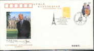 PFTN.WJ-152 LA VISITE D´ETAT EN PRC DE MONSIEUR JACQUES CHIRAC,COMM.cover - Covers & Documents