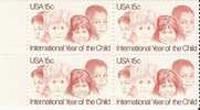 US Scott 1772 - Block Of 4 - Year Of The Child 15 Cent - Mint Never Hinged - Blocks & Kleinbögen