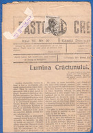 Rumänien; Wrapper 1935; Michel 489; Zeitung Pastorul Crestin Ortodox Nr 27; 4 Seiten; Romania - Covers & Documents