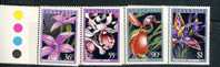 1986 Australia  MNH Complete Set Of 4  Australian Flowers Scott # 997- 1000 - Mint Stamps