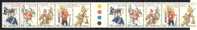 1985 Australia  MNH  Gutter Pair Strips Of 5  Military Uniforms Scott # 945a-e X2 - Mint Stamps