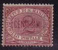San Marino  Cifra   Sass 26 * - Unused Stamps