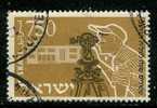 ● ISRAELE  -  1955  - Giovani -  N.  91  Usato   -  Lotto N. 61  - - Gebraucht (ohne Tabs)
