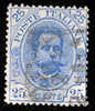 1891/1896 REGNO 25C AZZURRO SASS 62 - Gebraucht