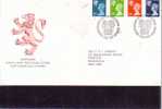 GRANDE BRETAGNE Y & T N° 1346-1349-1352-1355 ( O ) 1988 FDC Scotland - 1981-1990 Dezimalausgaben