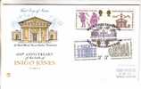 GREAT BRITAIN FDC 1973 - INIGO JONES - 1971-1980 Em. Décimales