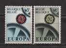 BELGIUM EUROPA CEPT 1967 SET MNH - 1967