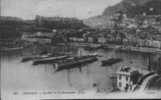 MONACO.   LE PORT DE LA CONDAMINE.  Bateaux; Carte Sepia. - Hafen