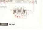 Schema Du Circuit Imprime Du Magnetophone TK 146 De Marque Grundig (09-1148) - Autres Appareils